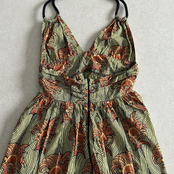 Kate Moss for Topshop Halterneck Kaftan Liberty Dress ASO Blake Lively - Picture 6 of 8